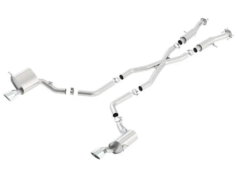 Borla 2015-2020 Jeep Grand Cherokee Srt8 Atak Dual Round Rolled Exit Catback Exhaust 2