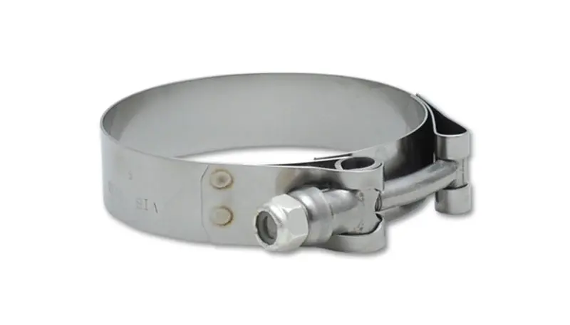 Vibrant Ss T-Bolt Clamps Pack Of 2 Size Range: 2.27In To 2.63In O.D. For Use With 2In I.D. Couplings 2