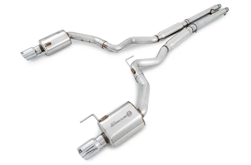 Awe Tuning S550 Mustang Gt Cat-Back Exhaust - Touring Edition (Chrome Silver Tips) 1