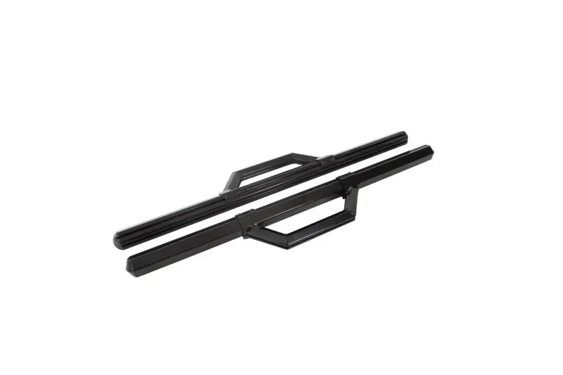 Deezee 99-23 Chevrolet/Gmc/Dodge/Ford Full Size Truck Hex Series - Reg Cab Side Steps (Blk) 1