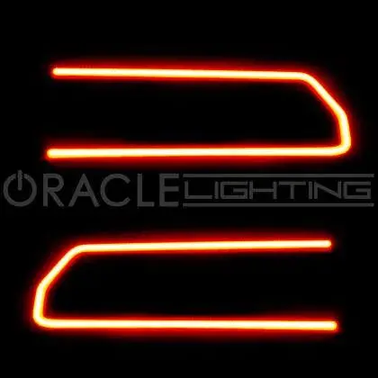 Oracle Dodge Challenger 08-14 Led Waterproof Afterburner Kit - Red 1