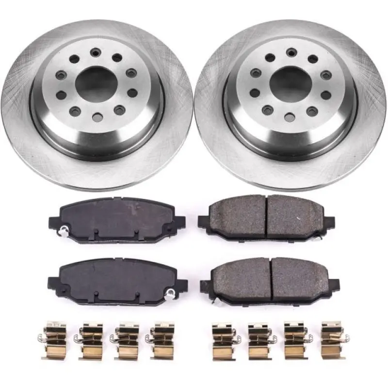 Power Stop 18-19 Jeep Wrangler Rear Autospecialty Brake Kit 1