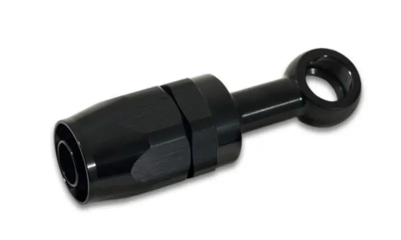 Vibrant -10An Banjo Hose End Fitting For Use With M16 Or 5/8In Banjo Bolt - Aluminum Black 2
