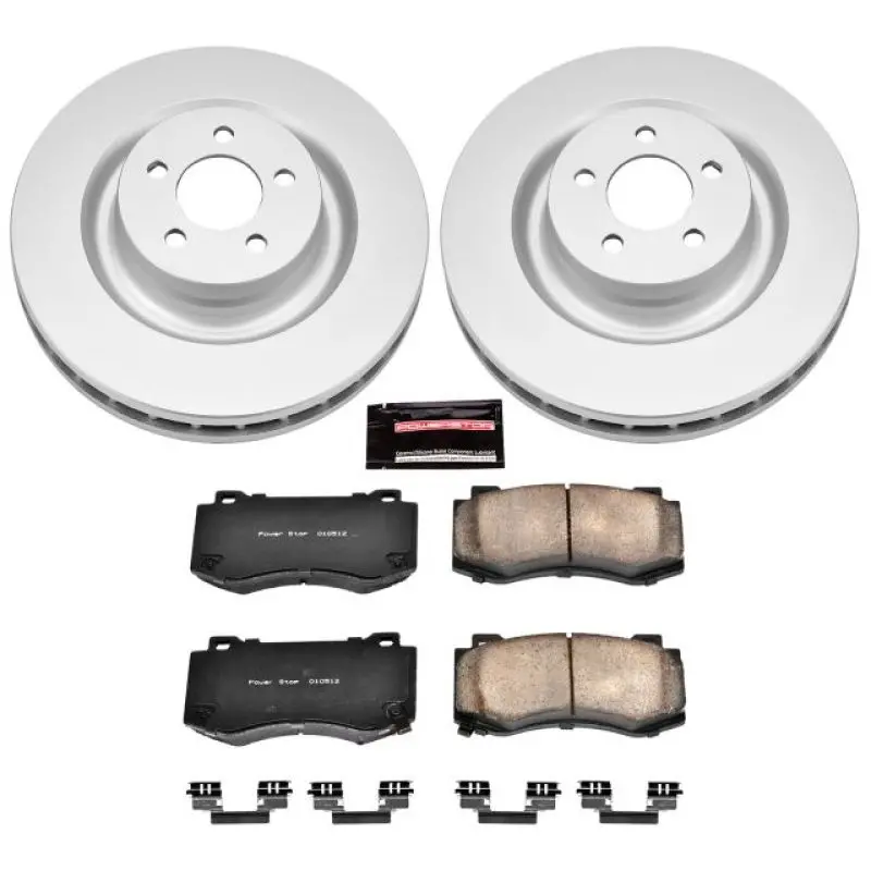 Power Stop 05-10 Chrysler 300 Front Z17 Evolution Geomet Coated Brake Kit 1