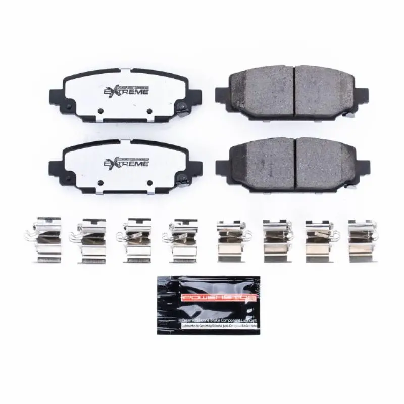 Power Stop 18-19 Jeep Wrangler Rear Z36 Truck & Tow Brake Pads W/Hardware 1