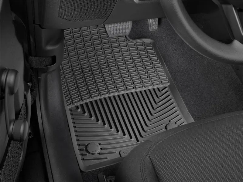 Weathertech 2020+ Jeep Gladiator Front Rubber Mats - Black 2