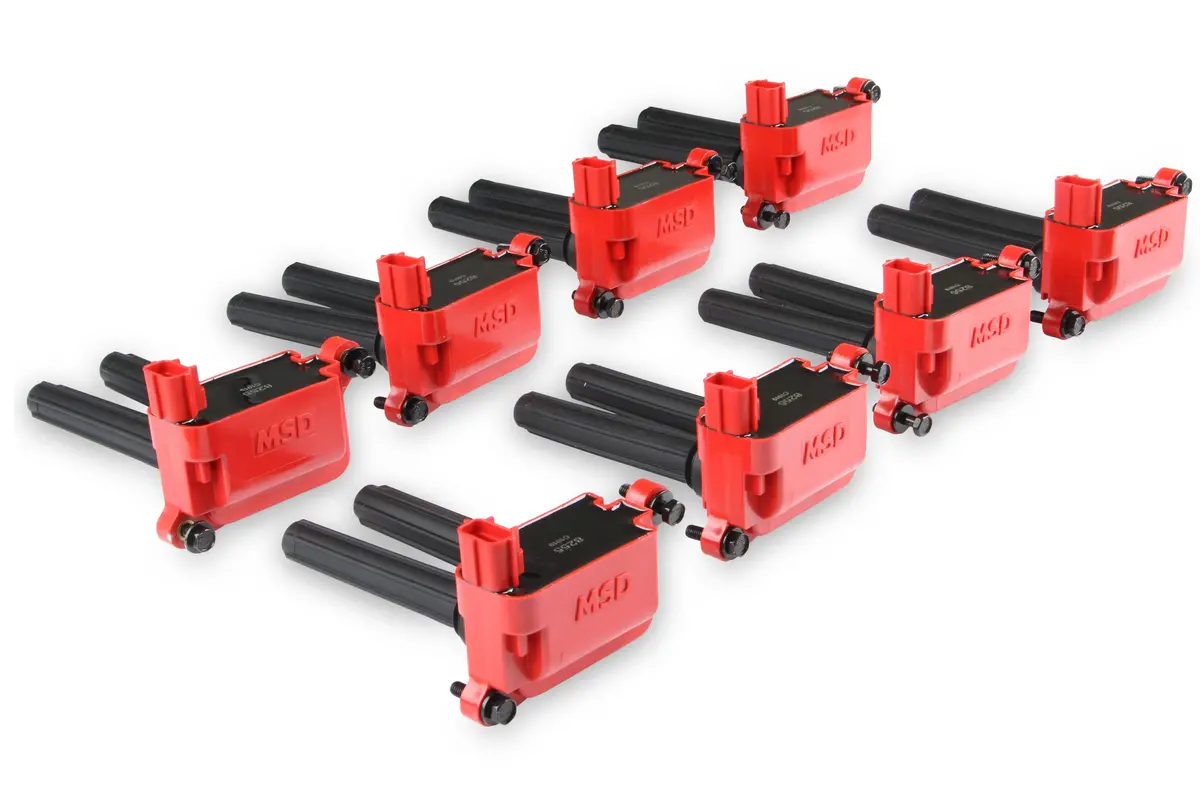 Msd Ignition Coil - Blaster - Hemi - Red - 8-Pack 1