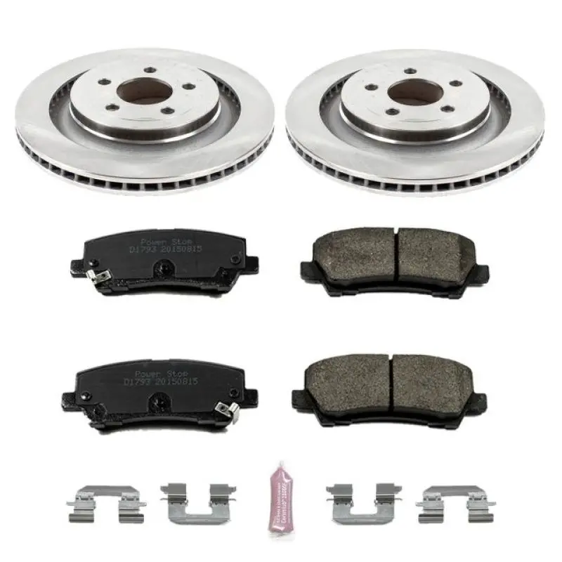 Power Stop 15-19 Ford Mustang Rear Autospecialty Brake Kit 1