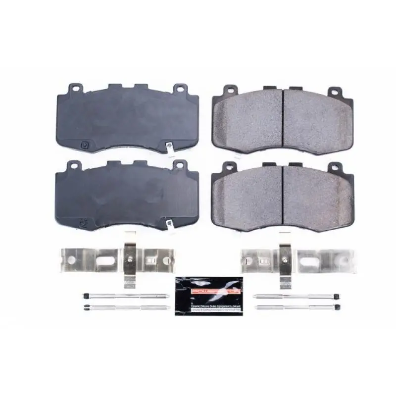 Power Stop 18-19 Jeep Grand Cherokee Front Z23 Evolution Sport Brake Pads W/Hardware 1