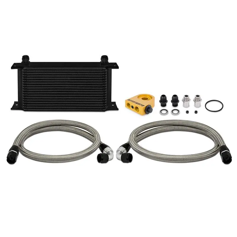 Mishimoto Universal 19 Row Thermostatic Oil Cooler Kit - Black 2