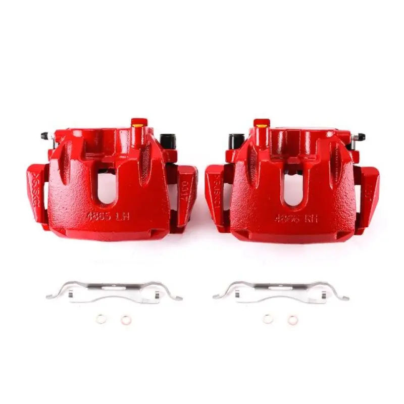 Power Stop 11-17 Dodge Durango Front Red Calipers W/Brackets - Pair 1