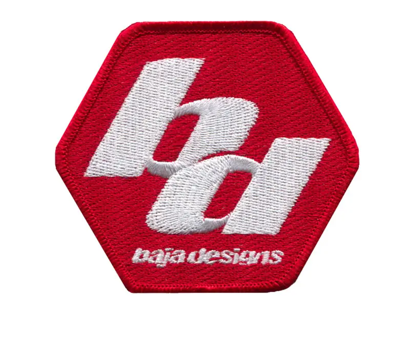 Baja Designs Patch 3X3 Inch Red/White 1