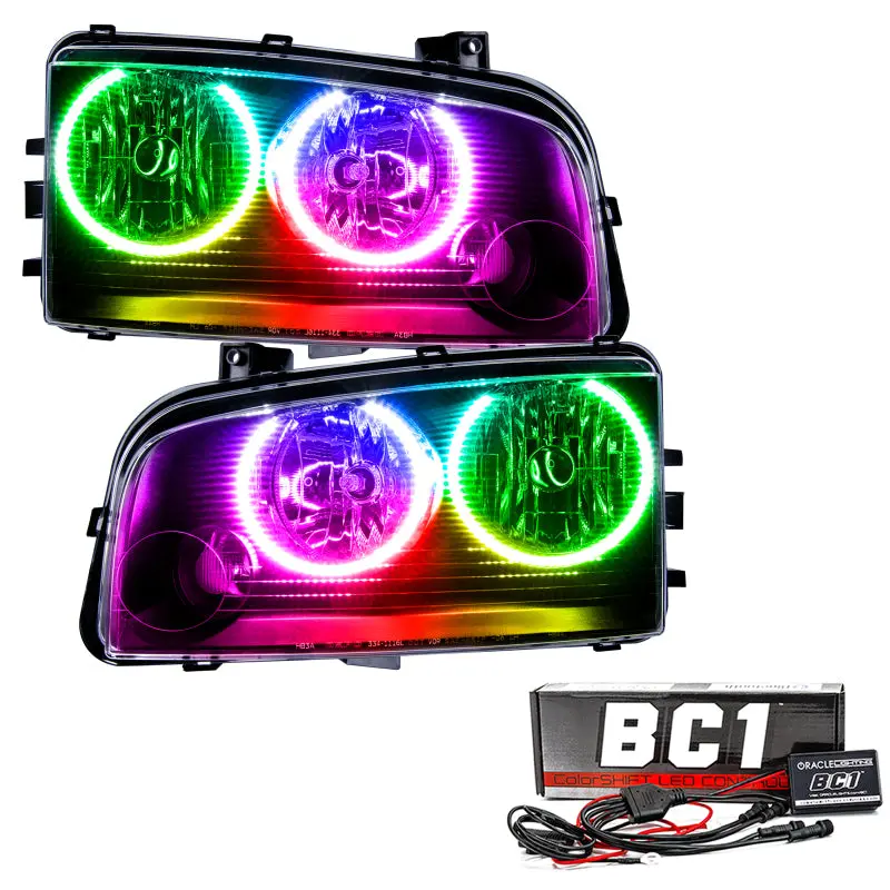 Oracle 05-10 Dodge Charger Smd Hl (Non-Hid) - Colorshift W/ Bc1 Controller 1