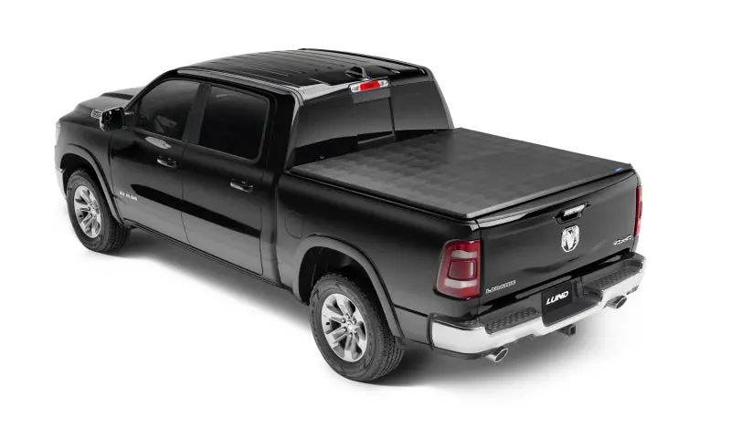 Lund 02-17 Dodge Ram 1500 (5.5Ft. Bed) Genesis Tri-Fold Tonneau Cover - Black 1