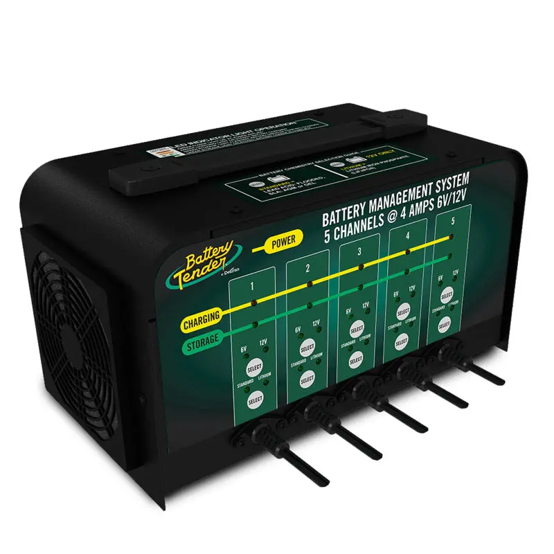 Battery Tender 5 Bank 6V/12V 4A Selectable Battery Charger 1