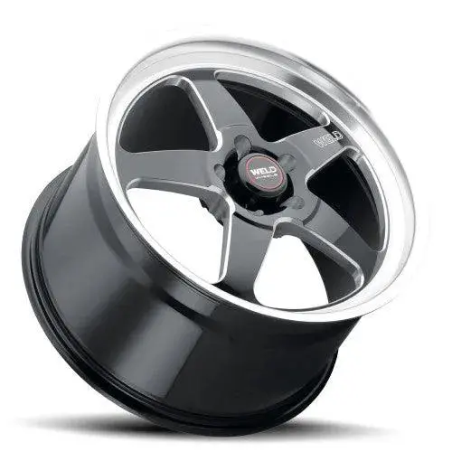 Weld Ventura 5 Drag Gloss Black Wheel With Milled Spokes (Durango / Grand Cherokee Fitment) 2
