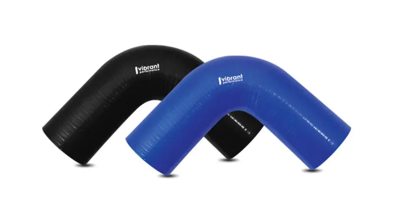 Vibrant 90 Degree Silicone Elbow 2.375In Id X 5.00In Leg Length - Black 2