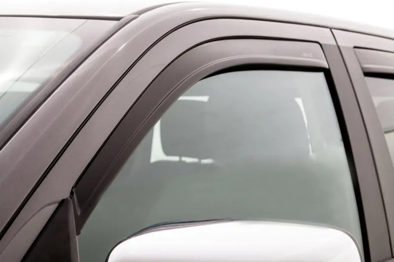 Avs 09-18 Dodge Ram 1500 Quad Cab Ventvisor In-Channel Window Deflectors 4Pc - Matte Black 1