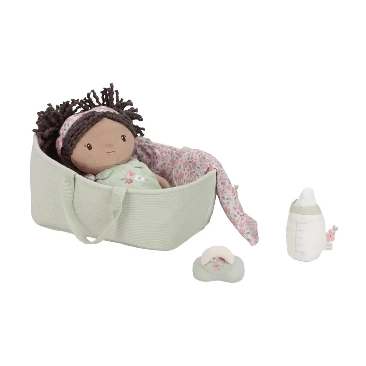 Little Dutch Babypop In Mandje Evi 25Cm 1