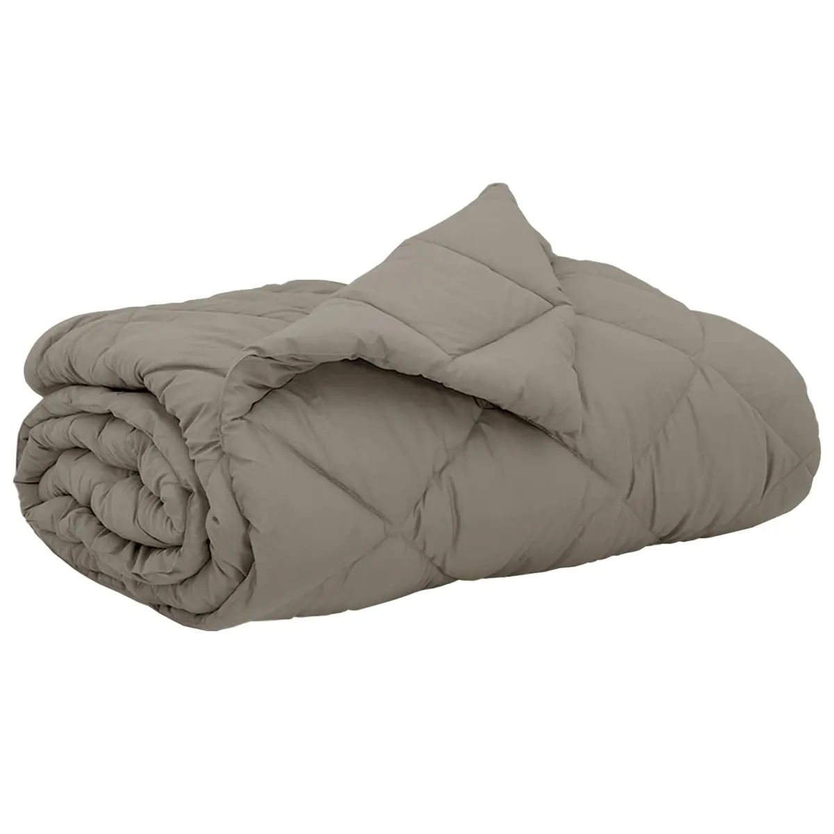 Vidaxl Zomer Dekbed Lichtgrijs 240 X 260 Cm Microfiber 2