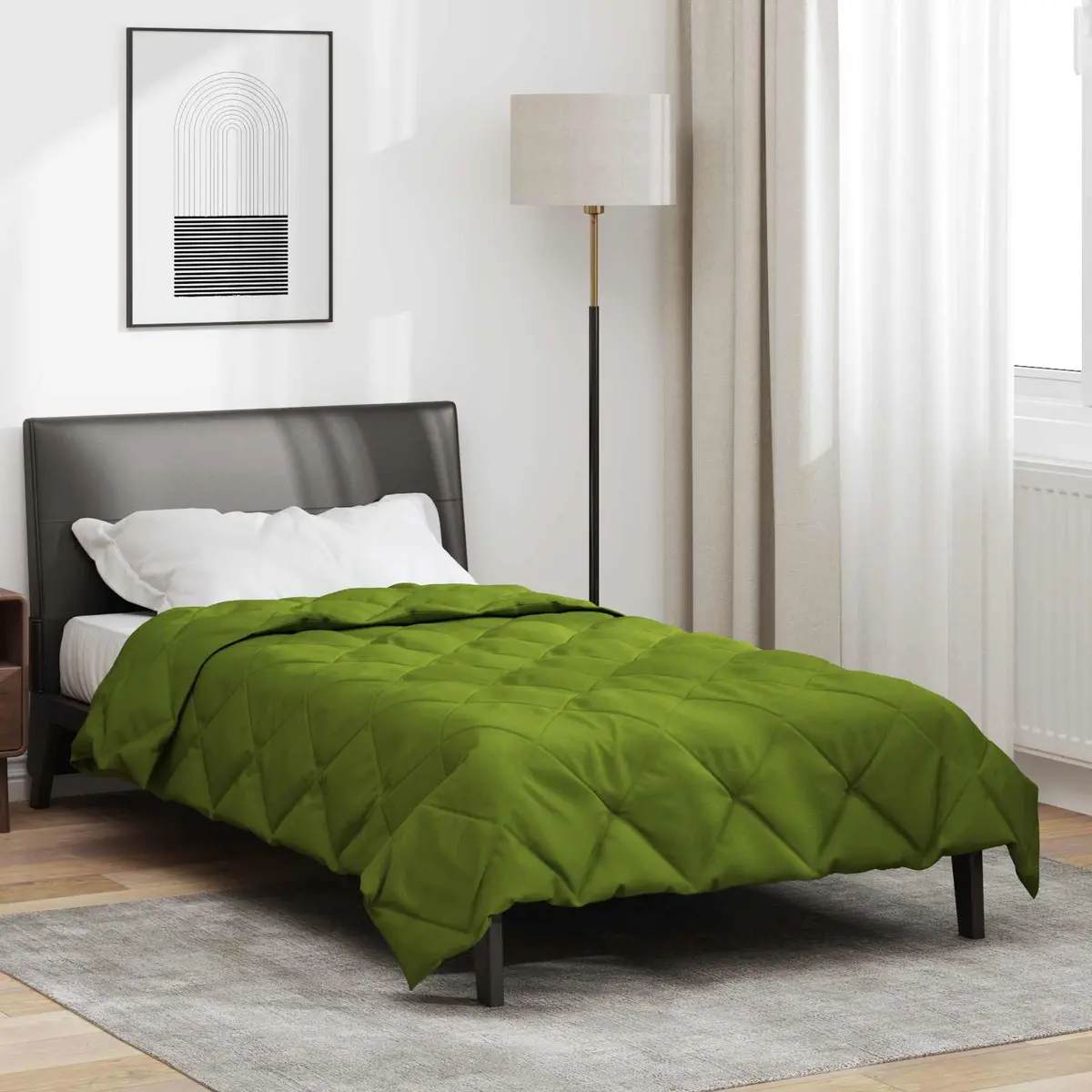 Vidaxl Vol Jaar Dekbed Groen 200 X 140 Cm Microfiber 1