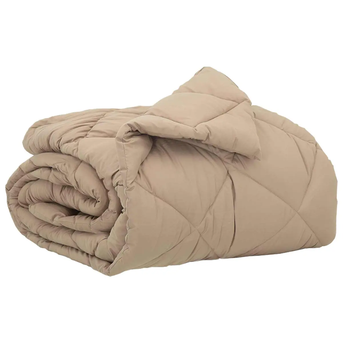 Vidaxl Vol Jaar Dekbed Taupe 220 X 135 Cm Microfiber 2