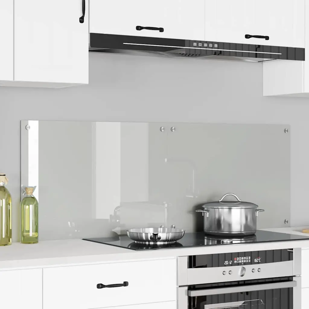 Vidaxl Keuken Achterwand 2 Pcs Doorzichtig 70 X 50 Cm Gehard Glas 1
