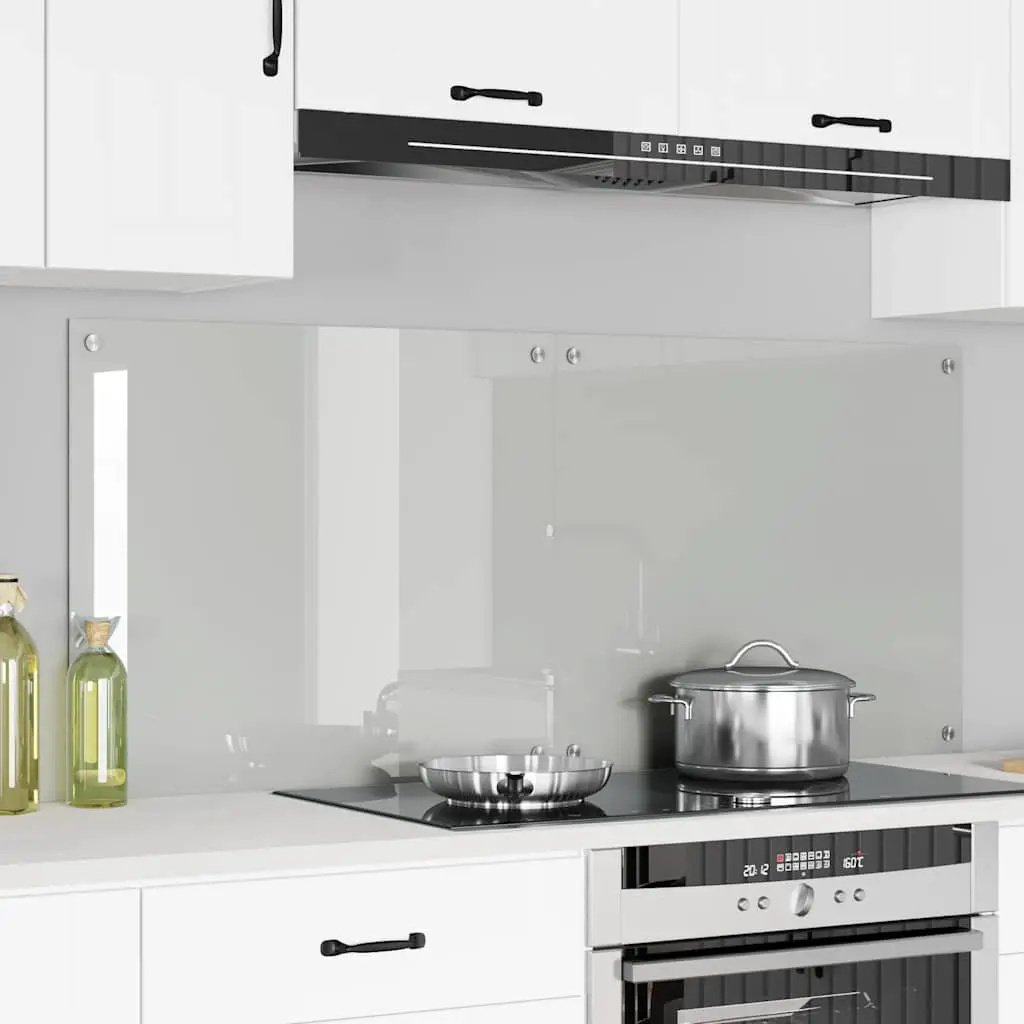 Vidaxl Keuken Achterwand 2 Pcs Doorzichtig 70 X 60 Cm Gehard Glas 1