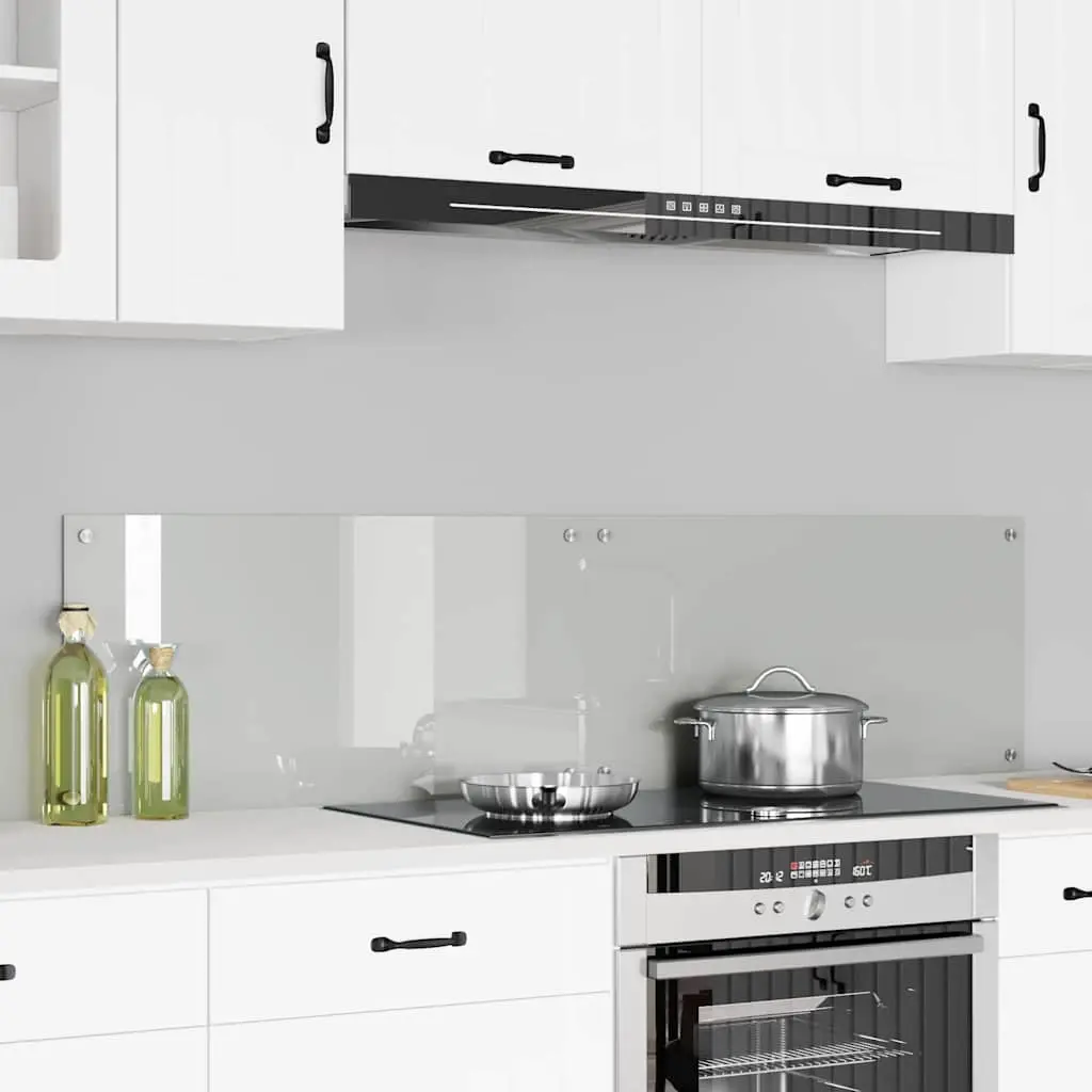 Vidaxl Keuken Achterwand 2 Pcs Doorzichtig 80 X 40 Cm Gehard Glas 1