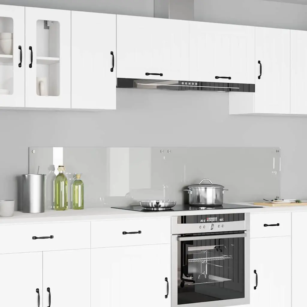 Vidaxl Keuken Achterwand 2 Pcs Doorzichtig 100 X 40 Cm Gehard Glas 1