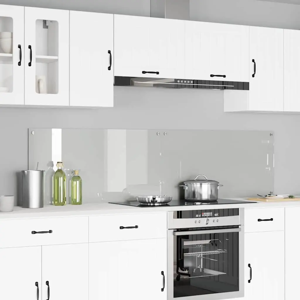 Vidaxl Keuken Achterwand 2 Pcs Doorzichtig 100 X 50 Cm Gehard Glas 1