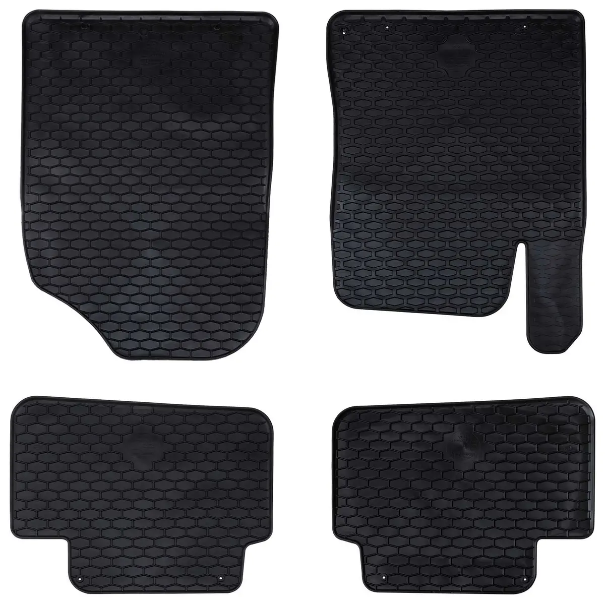 Vidaxl Autobodemmat 4 Pcs Zwart Tpe 1