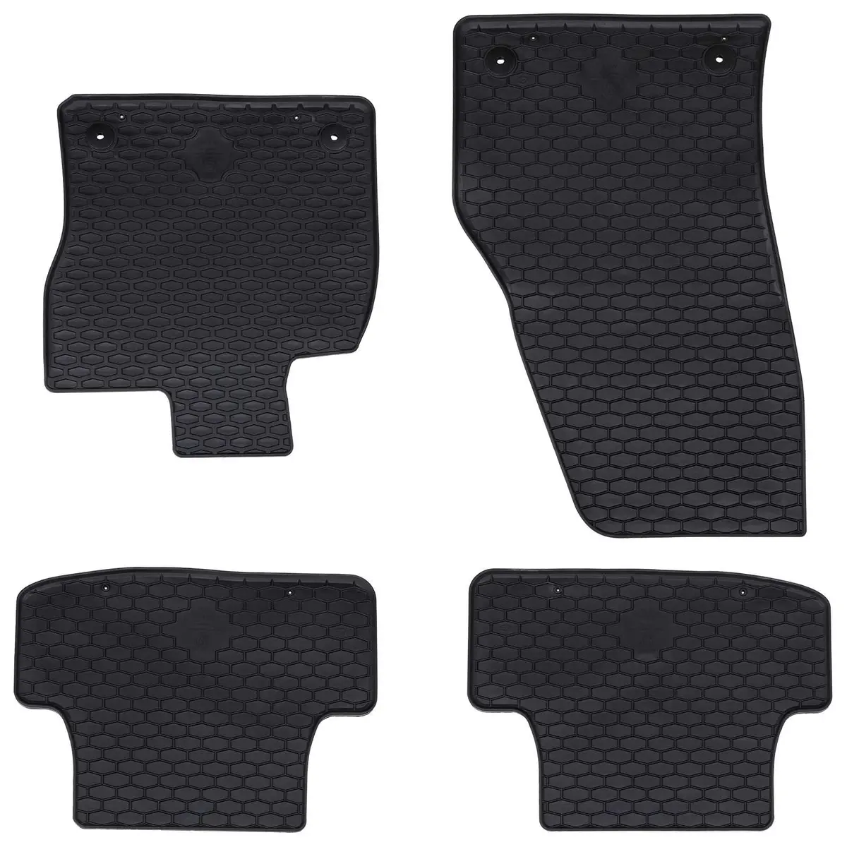 Vidaxl Autobodemmat 4 Pcs Zwart Vw T-Roc Tpe 1