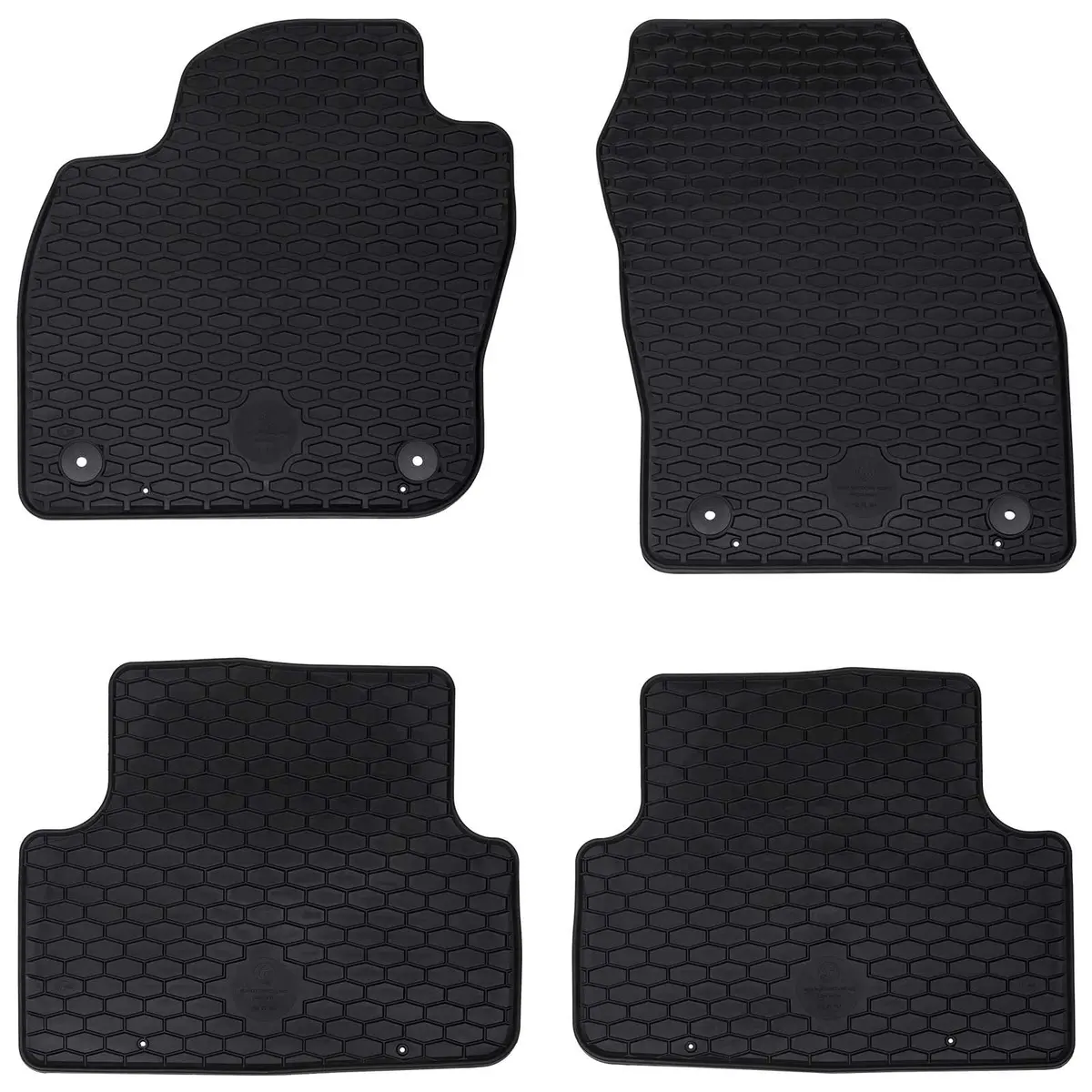 Vidaxl Autobodemmat 4 Pcs Zwart Vw T-Cross Tpe 1