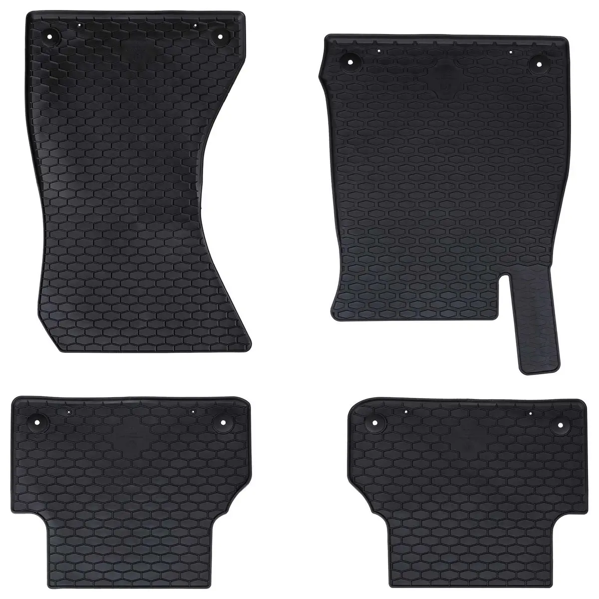 Vidaxl Autobodemmat 4 Pcs Zwart Geschikt Voor Audi A4 B9 , A5 B9 Tpe 1