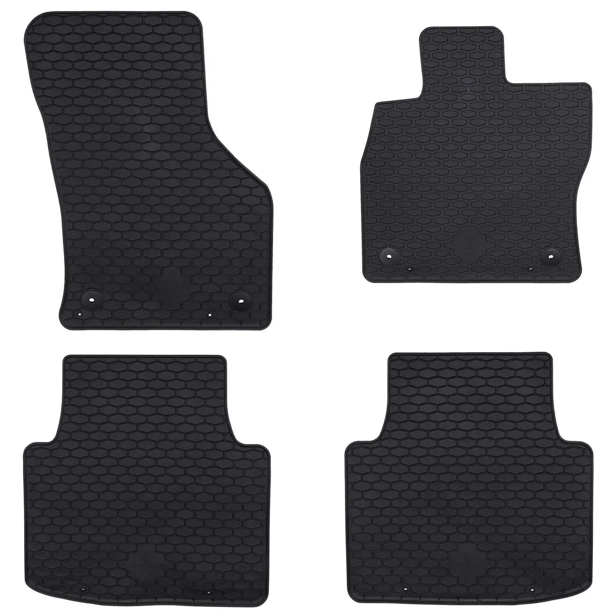 Vidaxl Autobodemmat 4 Pcs Zwart Škoda Superb Iii Iv Rubber 1