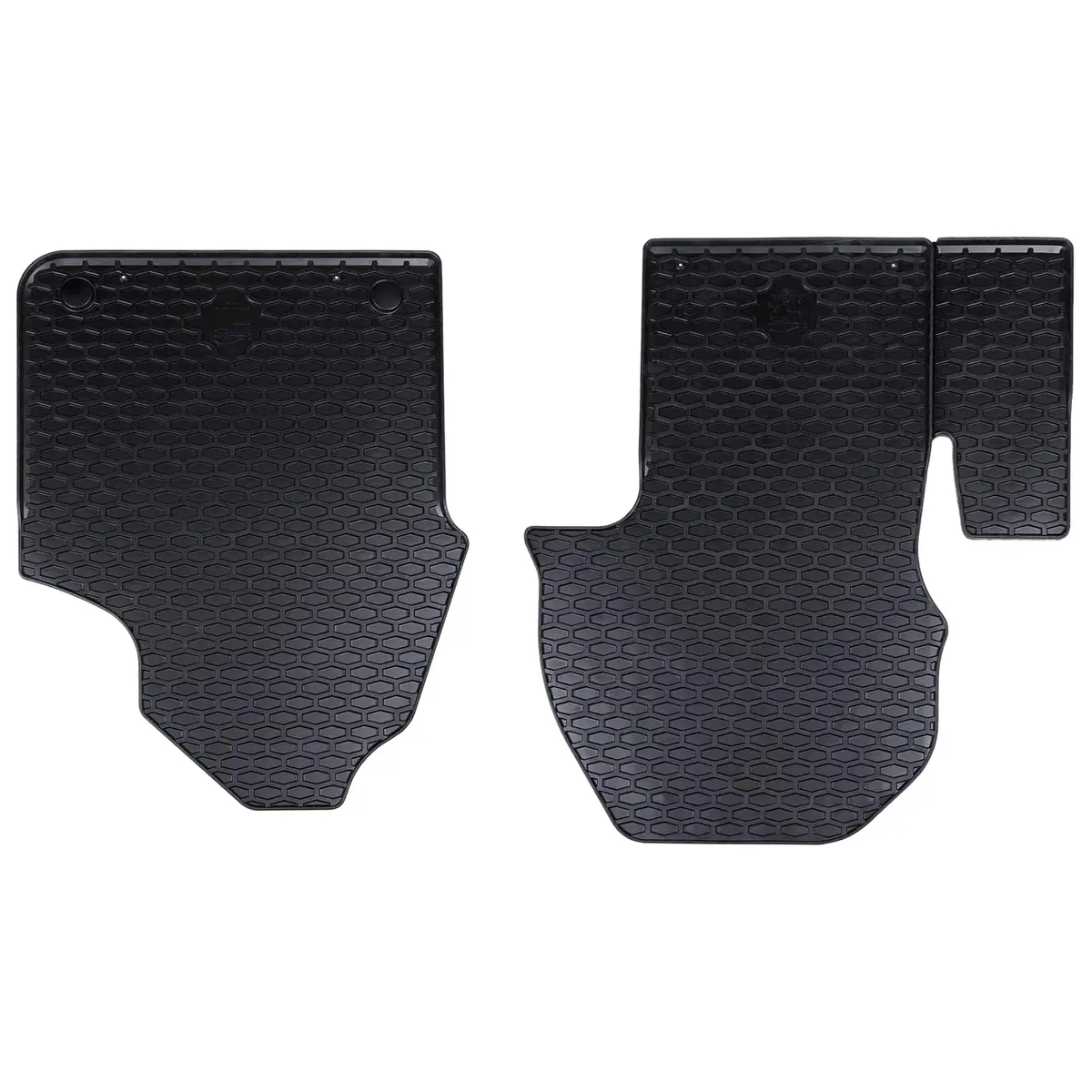 Vidaxl Autobodemmat 2 Pcs Zwart Geschikt Voor Mercedes Sprinter Rubber 1