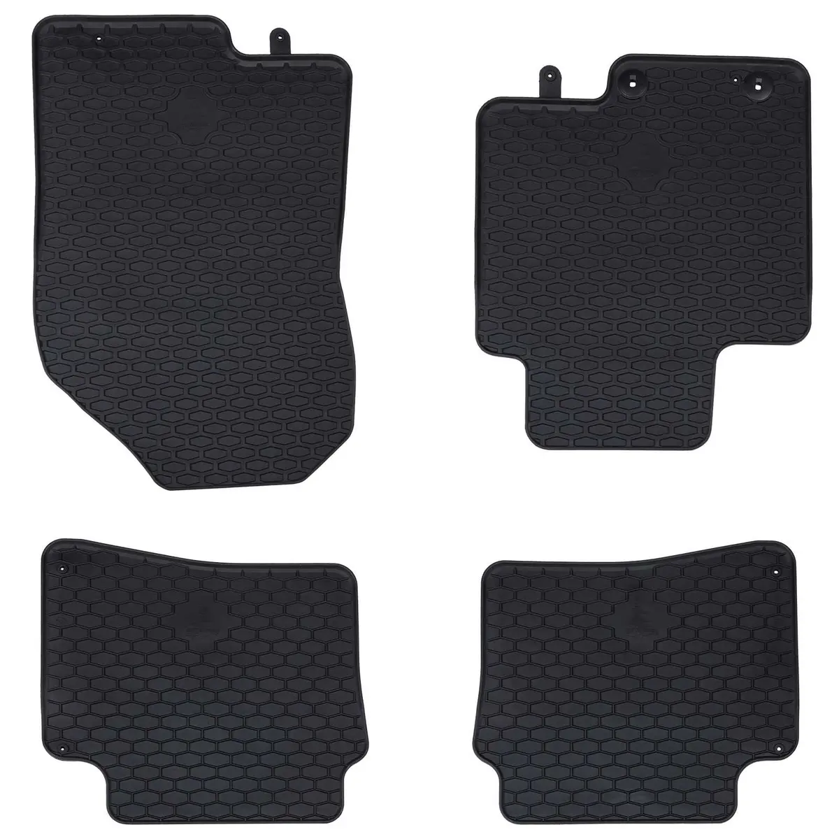 Vidaxl Autobodemmat 4 Pcs Zwart Geschikt Voor Hyundai I20 , Bayon 1