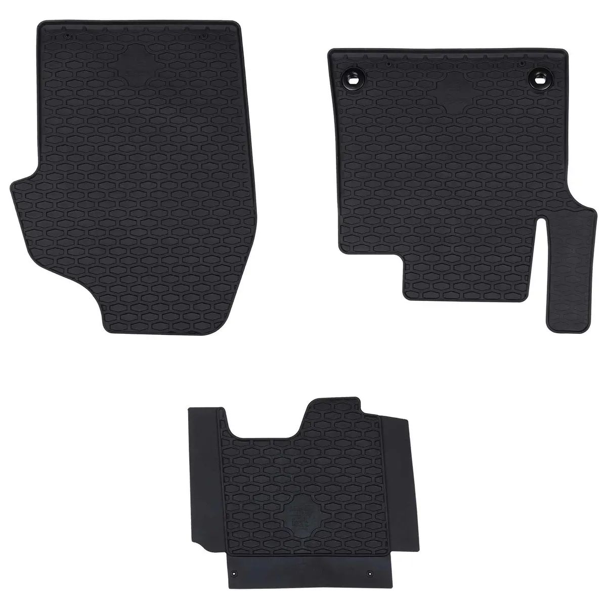 Vidaxl Autobodemmat 3 Pcs Zwart Tpe 1