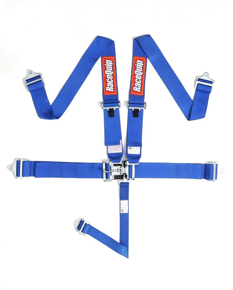 Racequip Blue L & L 5Pt Seat Belt 1