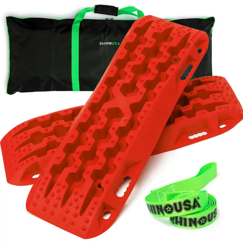 Rhino Usa Recovery Traction Boards - Red (Pair) 1