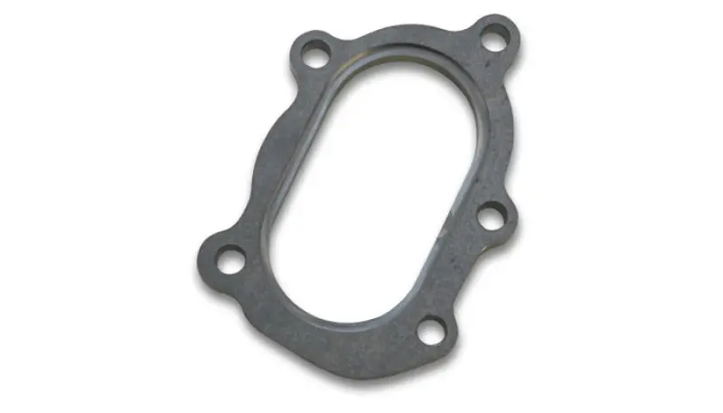 Vibrant Gt25r / Gt28r Discharge Flange With Oval Outlet (5 Bolt) Mild Steel 1/2In Thick 1