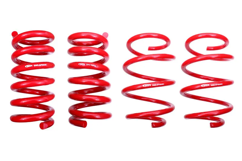 Bmr 15-18 S550 Mustang Lowering Spring Kit (Set Of 4) - Red 1