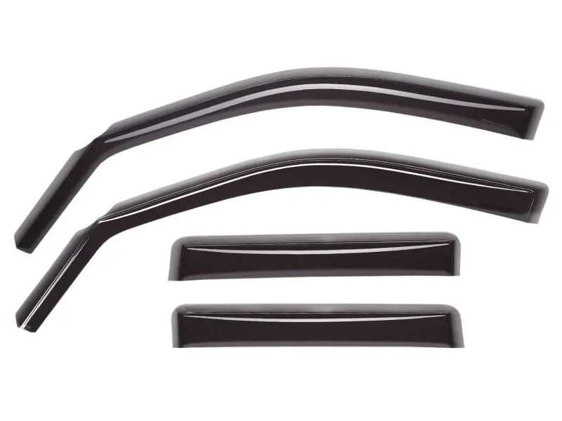 Weathertech 2020 Ram 1500 Quad Cab Fr And Rr Side Window Deflectors - Dark Smoke 1