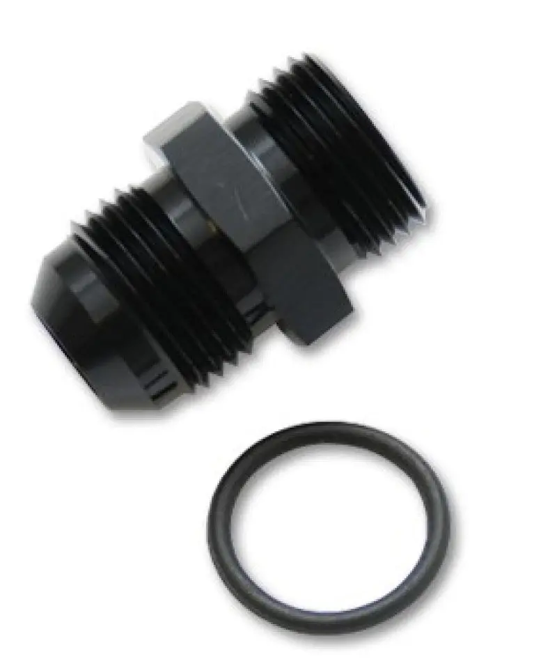 Vibrant -3An Male Flare To -4 Orb Male Straight Adapter W/O-Ring - Anodized Black 2