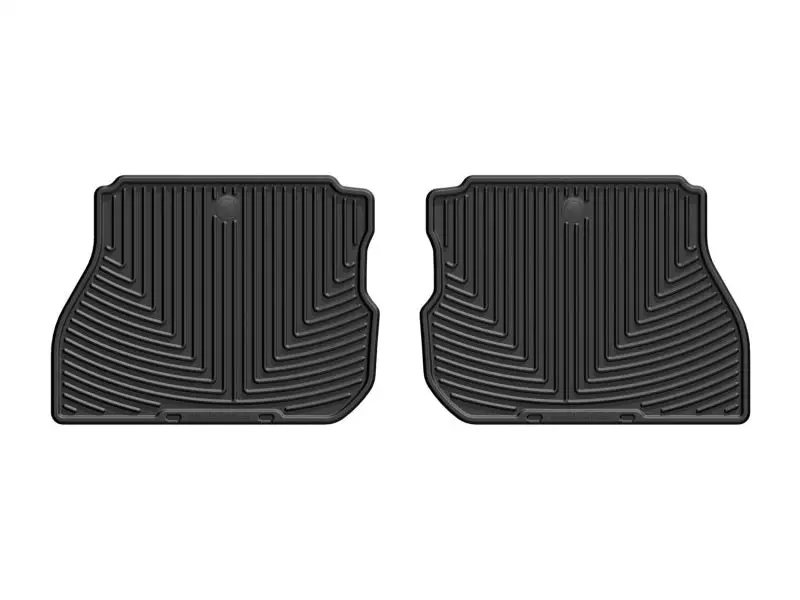 Weathertech 2018+ Jeep Wrangler Rear Rubber Mats - Black 1