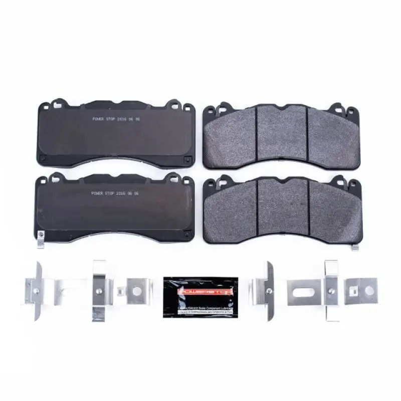 Power Stop 15-19 Ford Mustang Front Track Day Brake Pads 1