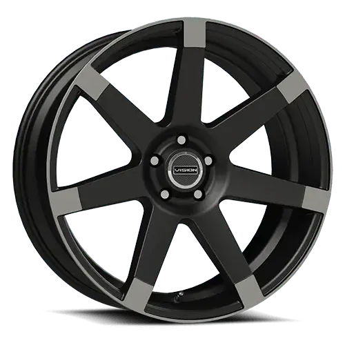 Vision Wheel Sultan Matte Black With Anthracite Spoke Wheel 1