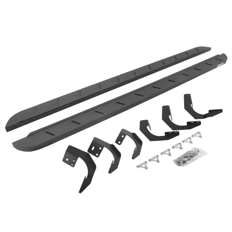 Go Rhino 15-22 Ram 1500 Cc 4Dr (Clssc Bdy) Rb10 Slim Running Boards Kit (W/Brackets) - Bedliner Coat 1