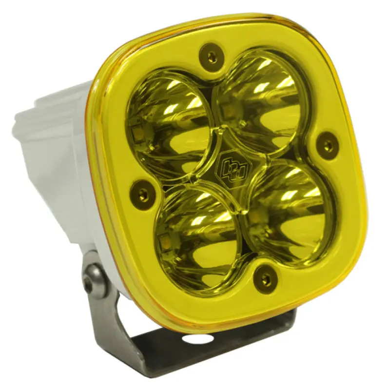 Baja Designs Squadron Sport Spot Pattern White Led Light Pod - Amber 1